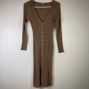 ARITZIA ‎ The Group by Babaton Avalon Dress | Gold Camel XS